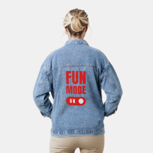 Fun-modus aan denim jacket