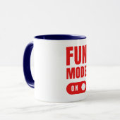 Fun-modus aan mok (Voorkant links)