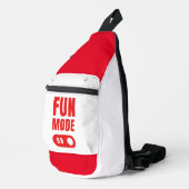 Fun-modus aan sling bag (Rechterhoek)