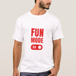 Fun-modus aan t-shirt