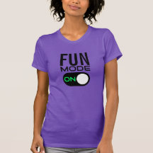 Fun-modus aan. T-Shirt aanpassen
