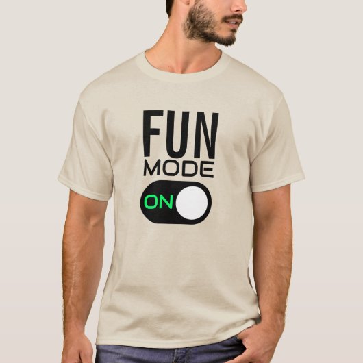 Fun-modus aan. T-Shirt aanpassen (Voorkant)