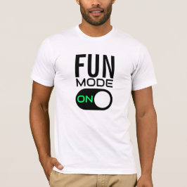 Fun-modus aan. T-Shirt aanpassen