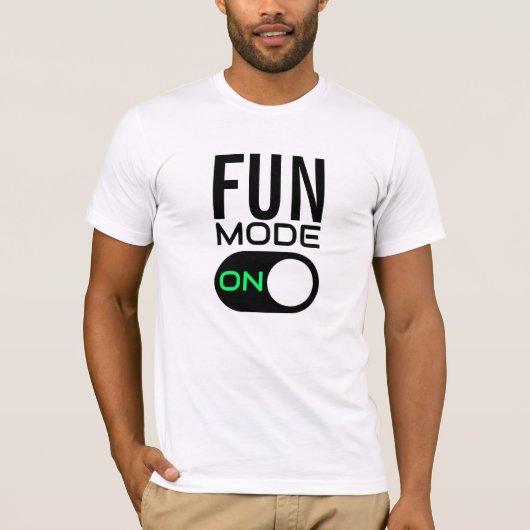 Fun-modus aan. T-Shirt aanpassen (Voorkant)