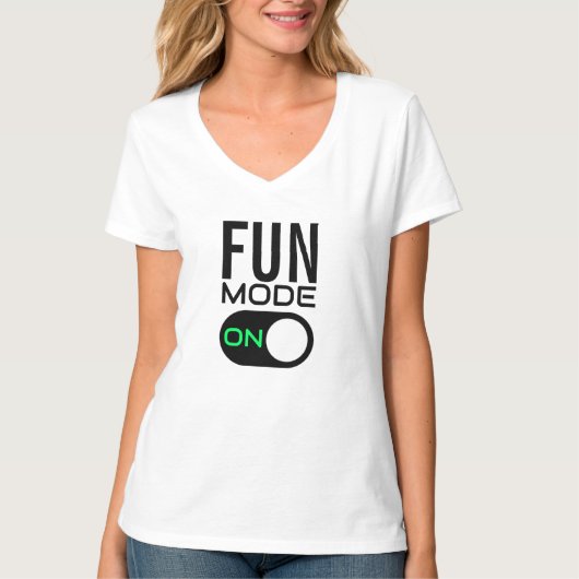 Fun-modus aan. T-Shirt aanpassen (Voorkant)