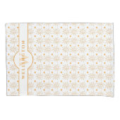 Fun Monogram Naam Handtekening Zon Kussensloop (Voorkant-Links)