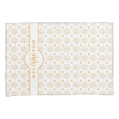 Fun Monogram Naam Handtekening Zon Kussensloop (Voorkant-Rechts)