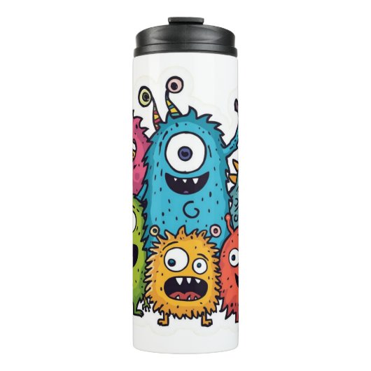 Fun Monster Bunch Thermal Tumbler Thermosbeker (Voorkant)