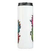 Fun Monster Bunch Thermal Tumbler Thermosbeker (Achterkant)