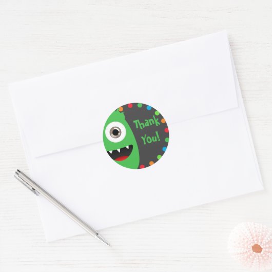 Fun Monster Dank u Stickers (Envelop)