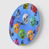 Fun Monster Gezichtballonnen Grote Klok (Hoek)