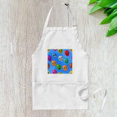 Fun Monster Gezichtballonnen Standaard Schort