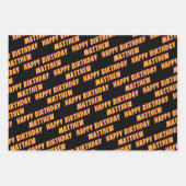 Fun Monster Truck Birthday Inpakpapier Vel (Voorkant 2)