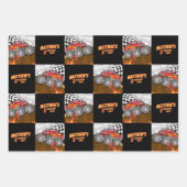 Fun Monster Truck Birthday Inpakpapier Vel (Voorkant)