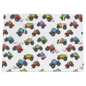 Fun Monster Trucks Birthday  Groot Cadeauzakje (Voorkant)