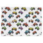 Fun Monster Trucks Birthday  Groot Cadeauzakje (Achterkant)