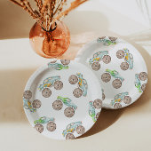 Fun Monster Trucks Verjaardagspapier Borden Papieren Bordje