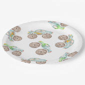 Fun Monster Trucks Verjaardagspapier Borden Papieren Bordje (Gekanteld)