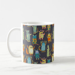 Fun Monsters Patroon Koffiemok