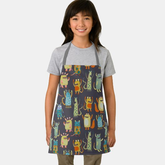 Fun Monsters Patroon Schort (Insitu)