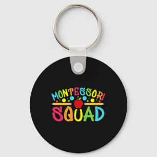 Fun Montessori Squad Montessori leraar Terug naar  Sleutelhanger