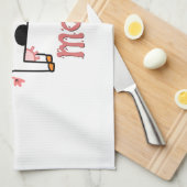 FUN MOO COW THEEDOEK (Quarter Fold)