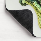 Fun Mood Boost Groene Minimalistische Haak Broccol Muismat (Hoek)