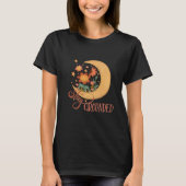Fun Moon Flowers Blijf Grond Inspirity T-shirt (Voorkant)