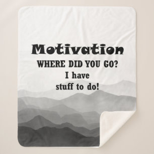 Fun Motivation Waar ging je heen? Citaat Sherpa Deken