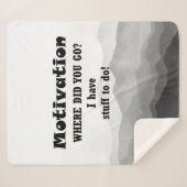 Fun Motivation Waar ging je heen? Citaat Sherpa Deken (Voorkant (horizontaal))