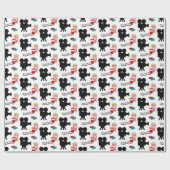 Fun Movie Lovers party tiled wrap Cadeaupapier (Vlak)