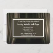 Fun Movie Parody Bachelor Party Invitation Kaart (Achterkant)