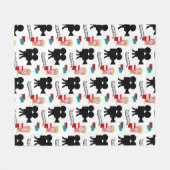 Fun Movie reel popcorn theaterdeken Fleece Deken (Voorkant (Horizontaal))