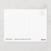 Fun Movie Theater Popcorn in Red White Bucket Briefkaart (Achterkant)