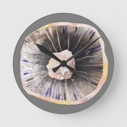 Fun Mushroom Ronde Klok (Voorkant)