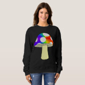 FUN MUSHROOM TEE NATURE COLORFUL MUSHROOM RAINBOW  TRUI (Voorkant volledig)