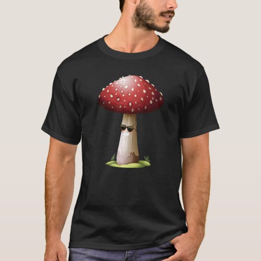 Fun Mushrooms Foraging Mycology Fungi Cool Mushroo T-shirt (Voorkant)
