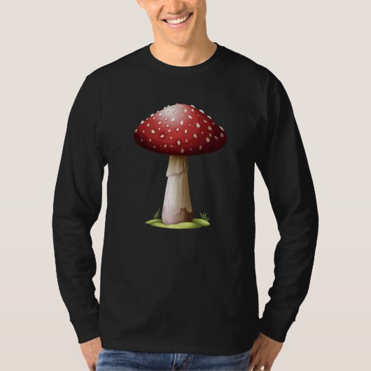 Fun Mushrooms Foraging Mycology Fungi Cool Mushroo T-shirt (Voorkant)