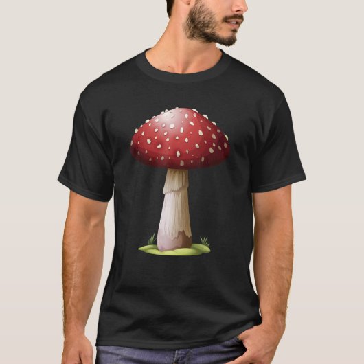 Fun Mushrooms Foraging Mycology Fungi Cool Mushroo T-shirt (Voorkant)