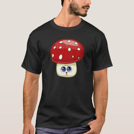 Fun Mushrooms Foraging Mycology Fungi Cute Mushroo T-shirt (Voorkant)