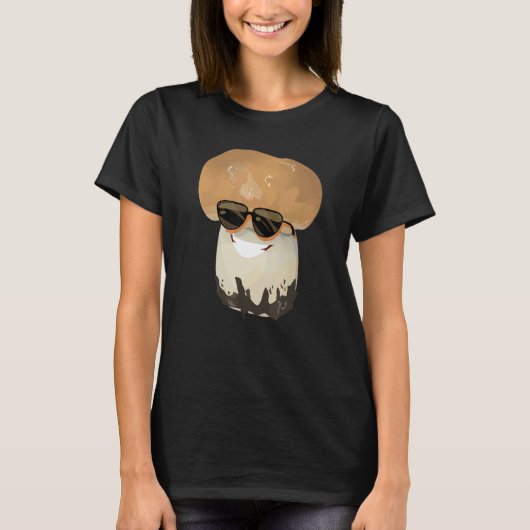 Fun Mushrooms Foraging Mycology Fungi Happy Mushro T-shirt (Voorkant)