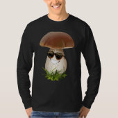 Fun Mushrooms Foraging Mycology Fungi Happy Mushro T-shirt (Voorkant)
