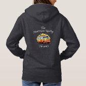 Fun Mushrooms  Retro Familiereünie Hoodie (Achterkant)