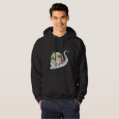 FUN MUSIC ROSE PIANO MUSIC NOTES & FLOWERS CLUSTER HOODIE (Voorkant volledig)
