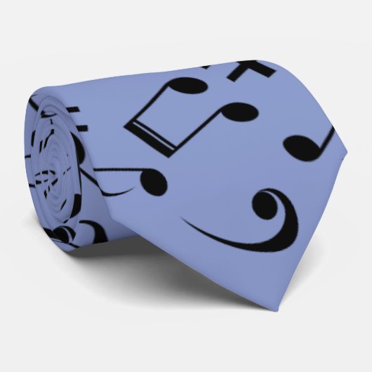 Fun Musical Notes Stropdas (Opgerold)