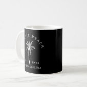 Fun Myrtle Beach SC Beach Novelty Palm Tree Koffiemok (Voorkant links)