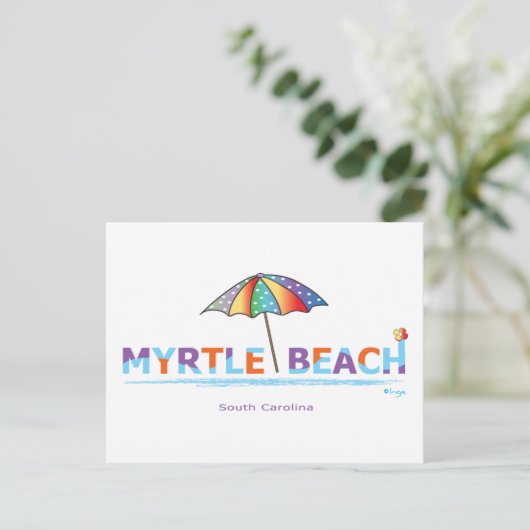 Fun Myrtle Beach, SC Briefkaart (Staand voorkant)