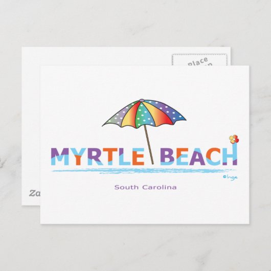 Fun Myrtle Beach, SC Briefkaart (Voorkant / Achterkant)