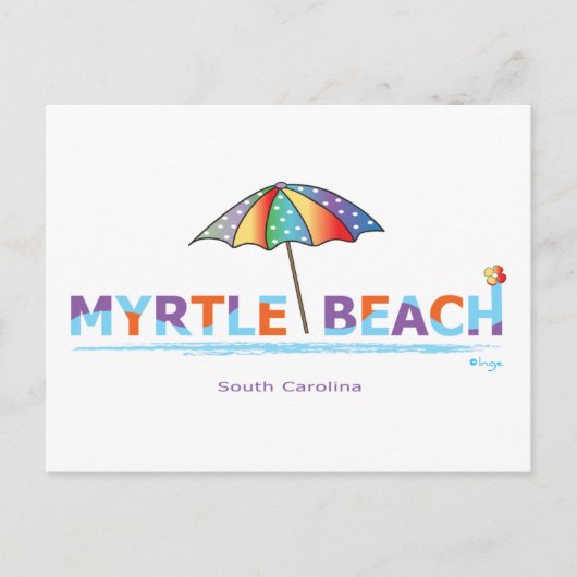 Fun Myrtle Beach, SC Briefkaart (Voorkant)
