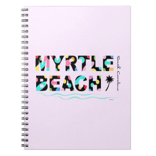 Fun Myrtle Beach, SC grafische kabel Notitieboek